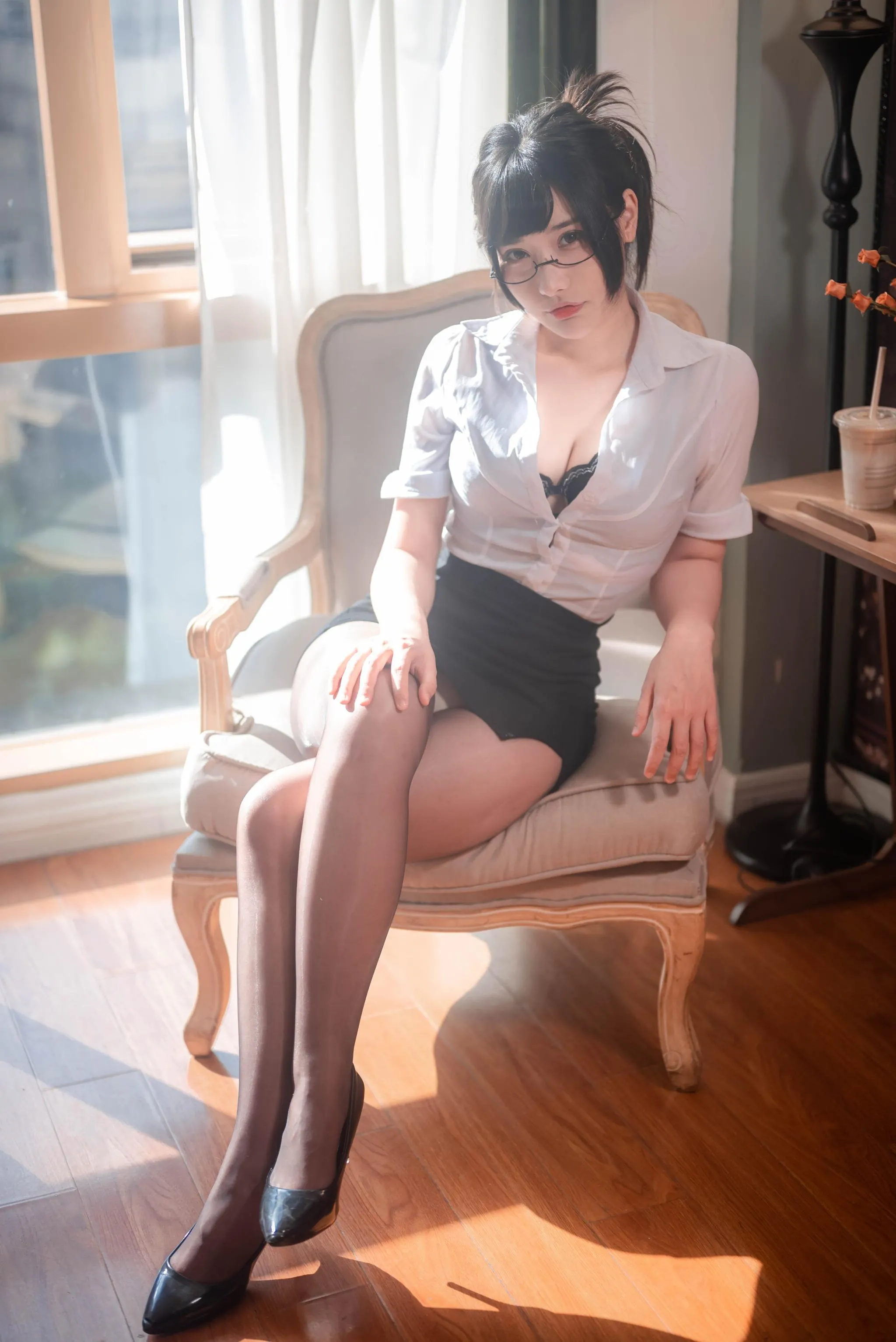 糖果果Candy – NO.07 室内ol [102P]插图2